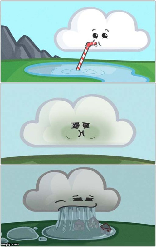 How Precipitation Actually Works | image tagged in clouds,rain | made w/ Imgflip meme maker