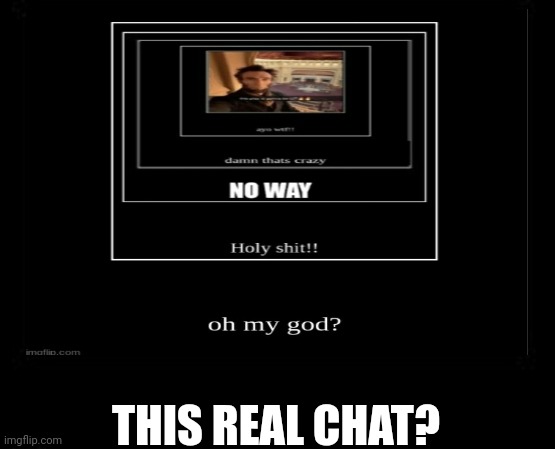 Chat is this real | THIS REAL CHAT? | image tagged in ab lincoln,chain,darkhumor | made w/ Imgflip meme maker