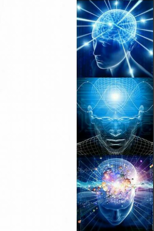 enlightenment next level Blank Meme Template