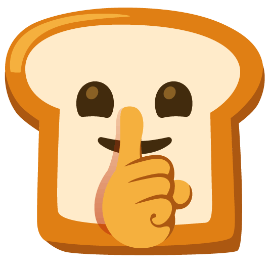 High Quality shhhh bread Blank Meme Template