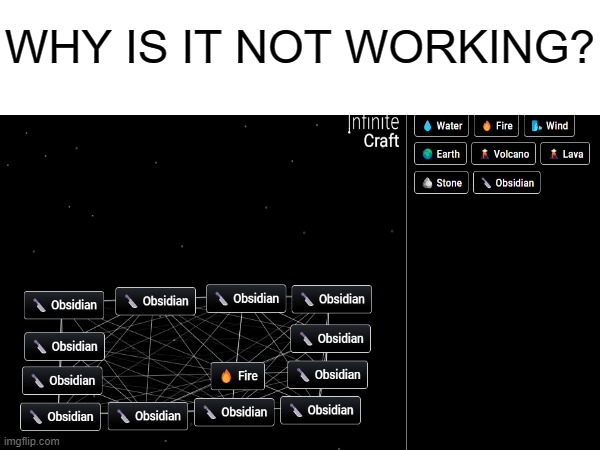 WHY IS IT NOT WORKING? | image tagged in minecraft | made w/ Imgflip meme maker