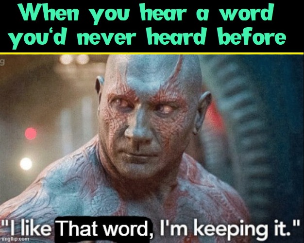 When you're more than a pretty face | image tagged in vince vance,guardians of the galaxy,drax,memes,big words,drax the destroyer | made w/ Imgflip meme maker