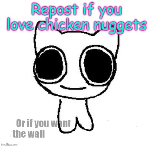 b o t h. | image tagged in repost if you like chicken nuggets | made w/ Imgflip meme maker