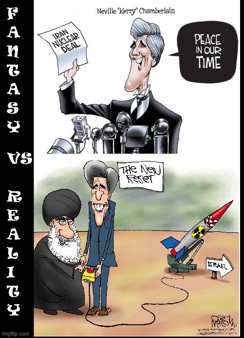 Why Libtards like Kerry are Dangerous! | image tagged in vince vance,john kerry,political cartoons,iran,nuclear deal,memes | made w/ Imgflip meme maker