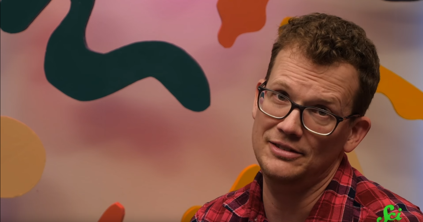 Hank Green Matter of Fact Blank Meme Template