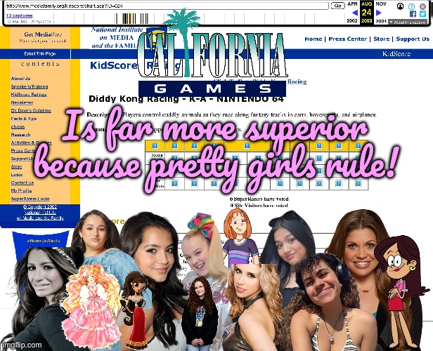 Pretty Girls Rule! | Is far more superior because pretty girls rule! | image tagged in pretty girl,sexy girl,youtube,deviantart,bikini girls,nintendo | made w/ Imgflip meme maker