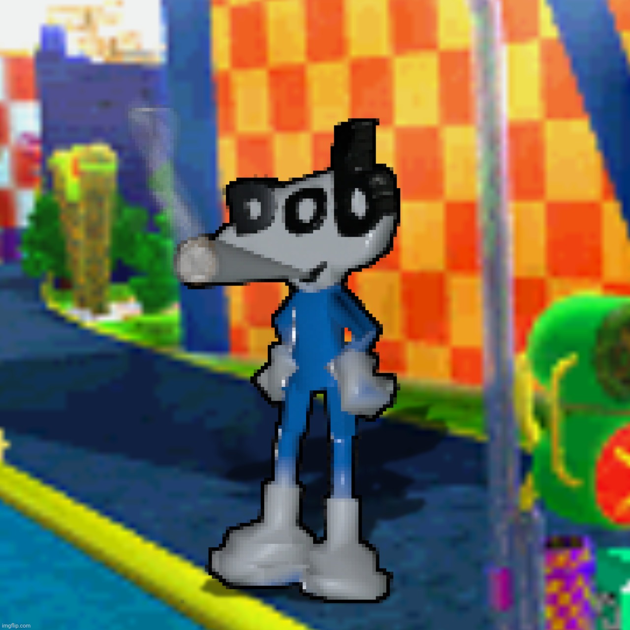 Don't fu​cking ask what compelled me to 3d model this glorious creation. | made w/ Imgflip meme maker