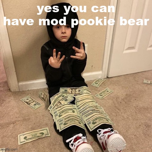 darkwxb template | yes you can have mod pookie bear | image tagged in darkwxb template | made w/ Imgflip meme maker