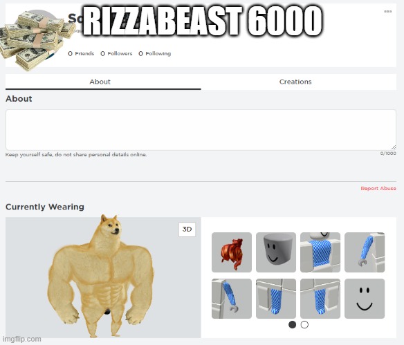 fgffg | RIZZABEAST 6000 | image tagged in squackblocke roblox chat templete | made w/ Imgflip meme maker