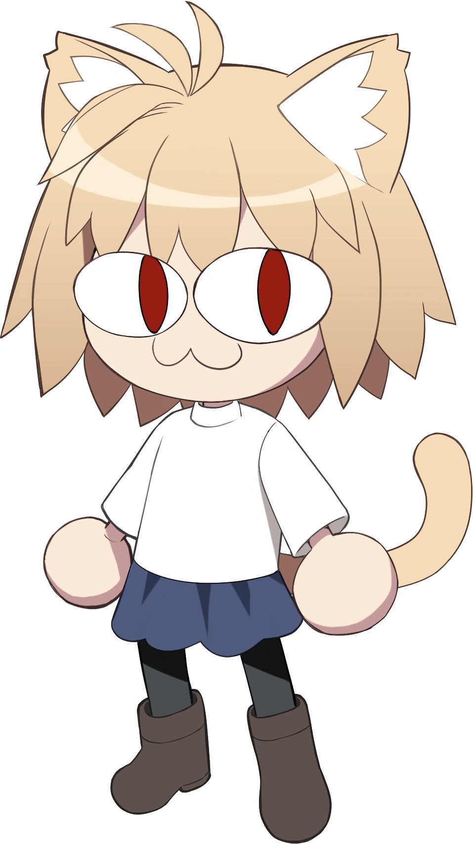 Neco arc ¼ portrait Full Body Blank Meme Template