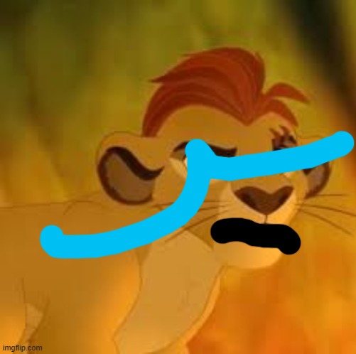 Kion crybaby | image tagged in kion crybaby | made w/ Imgflip meme maker