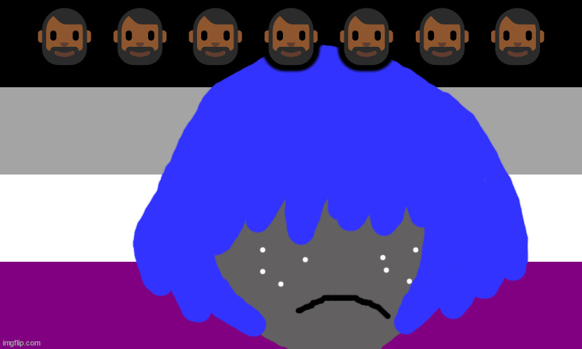 Asexual Flag | 🧔🏾🧔🏾🧔🏾🧔🏾🧔🏾🧔🏾🧔🏾 | made w/ Imgflip meme maker