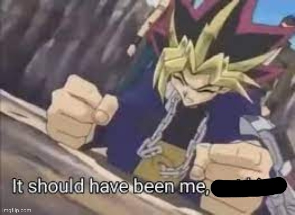 It should have been me | image tagged in it should have been me | made w/ Imgflip meme maker