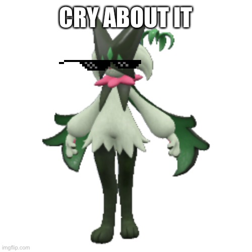 CRY ABOUT IT | made w/ Imgflip meme maker