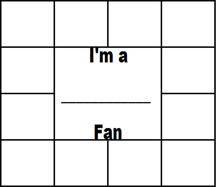 I'm a fan template Blank Meme Template