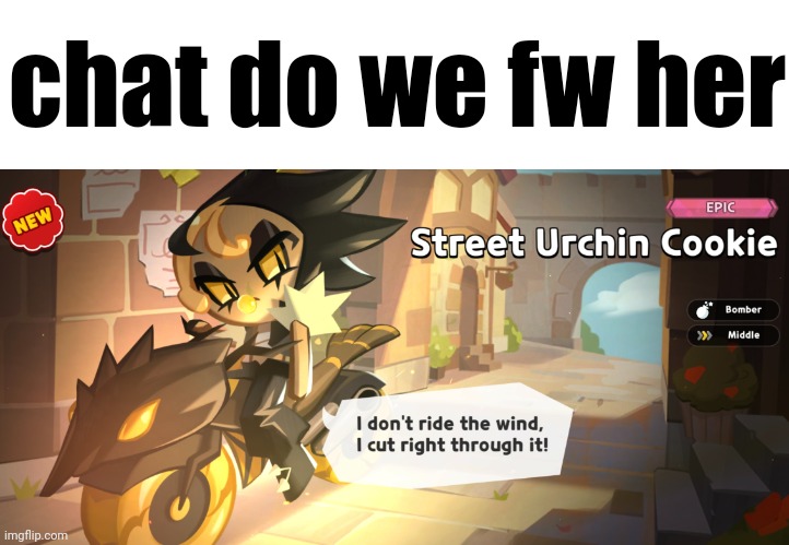 chat do we fw her | made w/ Imgflip meme maker