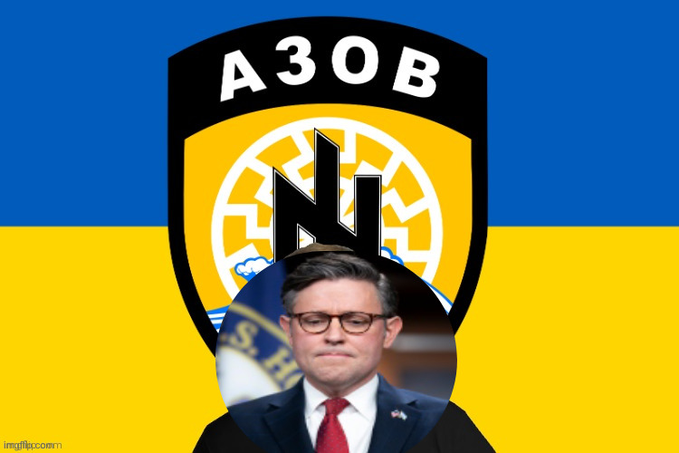 Stop ! | image tagged in zelensky azov battalion logo ukraine flag,political meme,politics,funny memes,funny | made w/ Imgflip meme maker