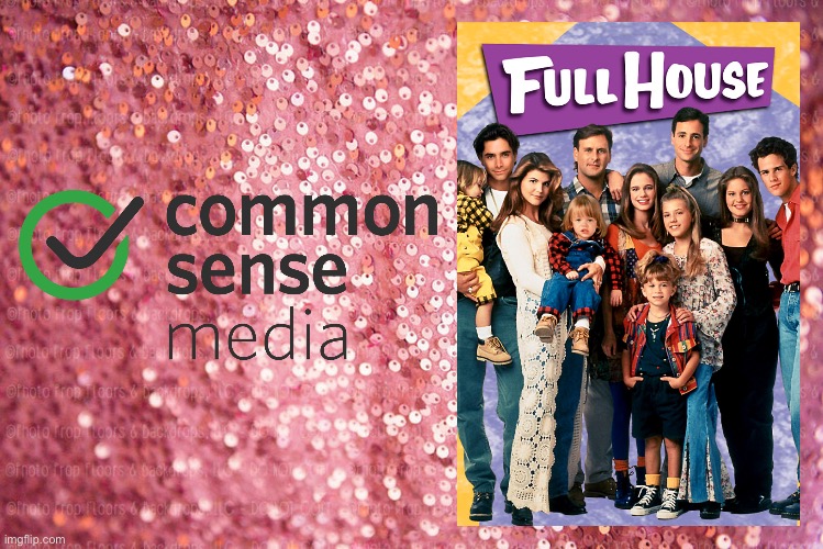 Full House (1987) (TV Series) | image tagged in pink sequin background,full house,80s,deviantart,hbo max,classic | made w/ Imgflip meme maker