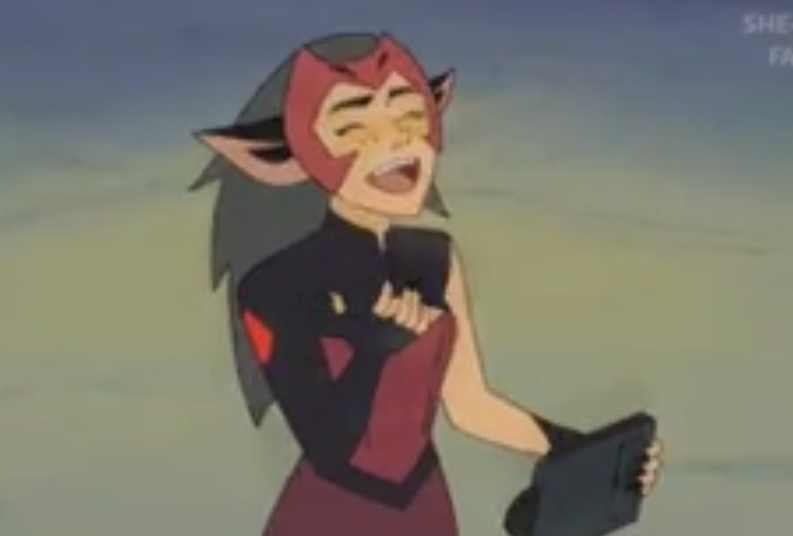 Catra Laughing Blank Meme Template