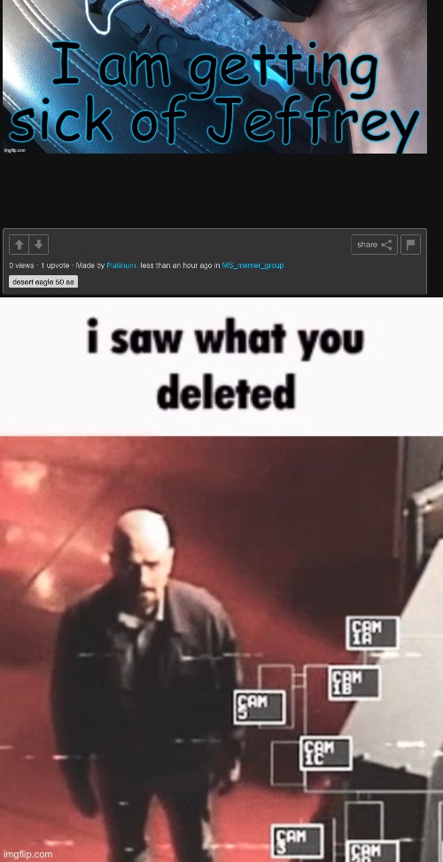 image tagged in i saw what you deleted | made w/ Imgflip meme maker