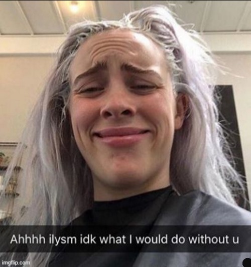 what would i do? | image tagged in your mom,billie eilish,billie,hair | made w/ Imgflip meme maker