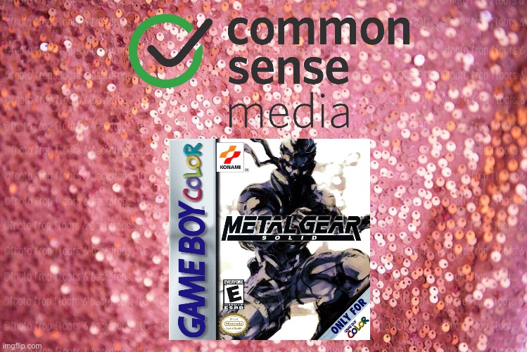 Metal Gear Solid (2000) (Video Game) | image tagged in pink sequin background,metal gear solid,nintendo,gameboy,konami,deviantart | made w/ Imgflip meme maker