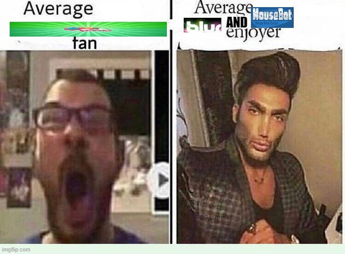 Average *BLANK* Fan VS Average *BLANK* Enjoyer | AND | image tagged in average blank fan vs average blank enjoyer | made w/ Imgflip meme maker