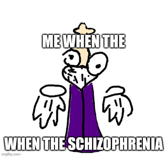 Kinger | image tagged in tadc,shitpost,cute,drawing,schizophrenia,me when | made w/ Imgflip meme maker