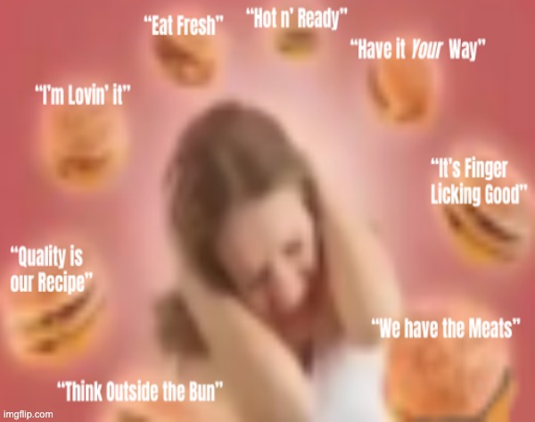 GET THE VOICES OUT OF MY HEAD | image tagged in memes,burger | made w/ Imgflip meme maker