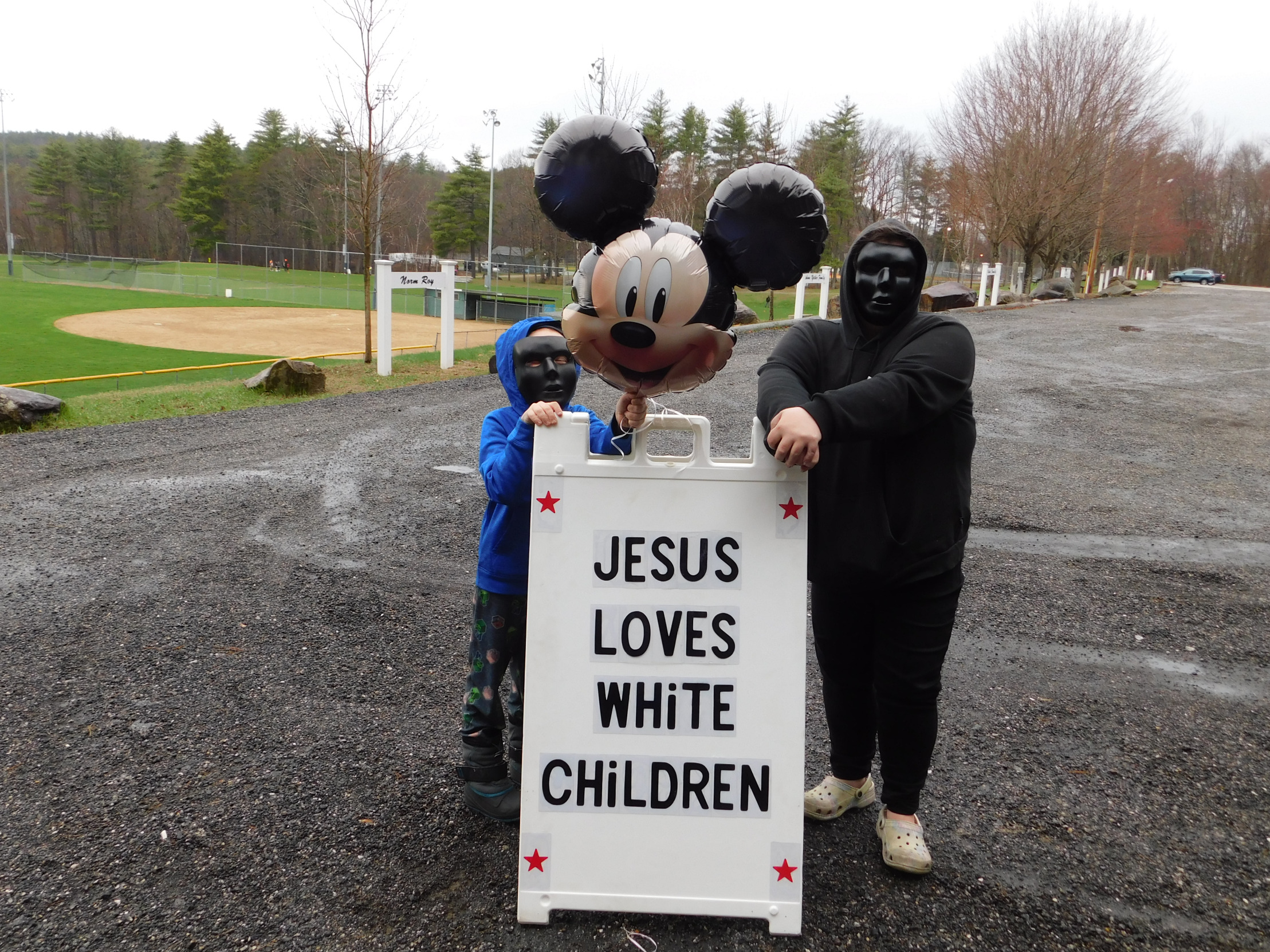 Disney-Jesus Loves White Children Blank Meme Template