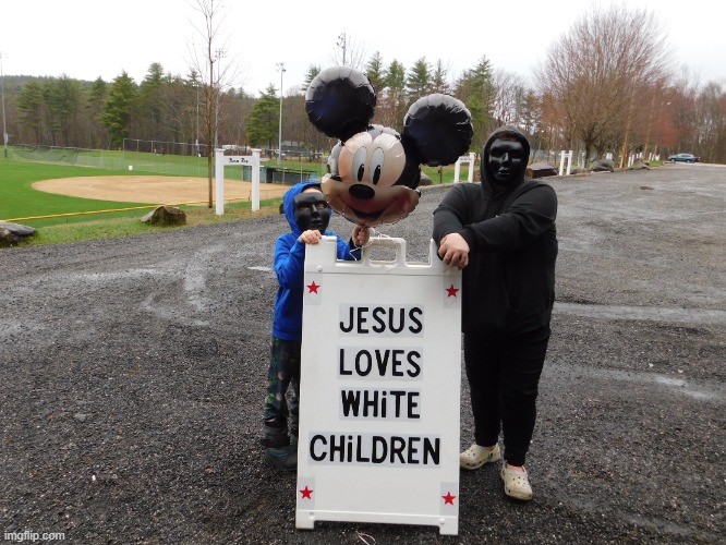 Disney-Jesus Loves White Children | image tagged in disney-jesus loves white children,slavic,jesus loves white children | made w/ Imgflip meme maker