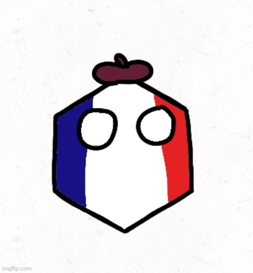 Why have I never seen it depicted like this | image tagged in france,countryballs,polandball | made w/ Imgflip meme maker