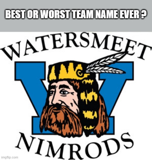 memes by Brad worst team name ever | BEST OR WORST TEAM NAME EVER ? | image tagged in sports,team,funny,nickname,mascot,humor | made w/ Imgflip meme maker