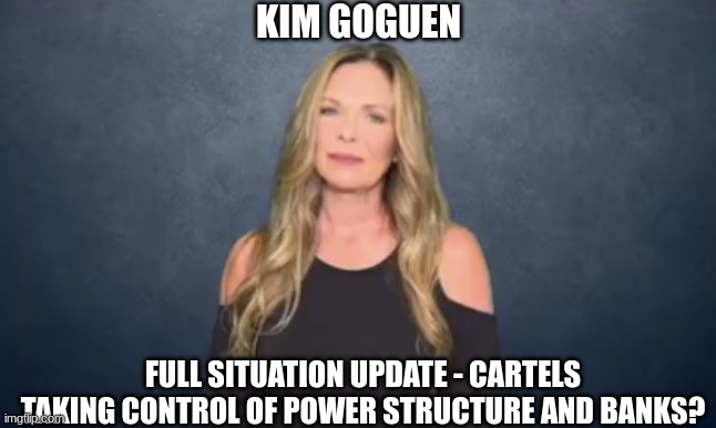 Kim Goguen: Full Situation Update - Cartels Taking Control of Power Structure and Banks? (Video) 