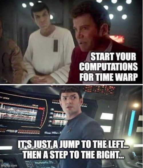 Warp Drive | image tagged in jump | made w/ Imgflip meme maker