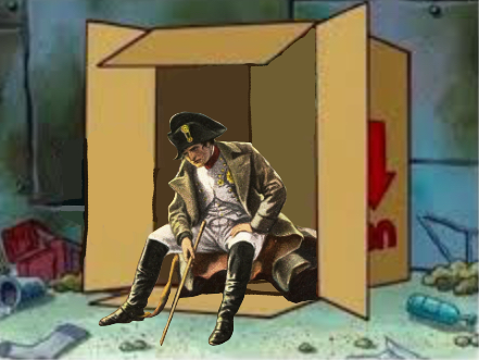 High Quality Homeless Napoleon Blank Meme Template