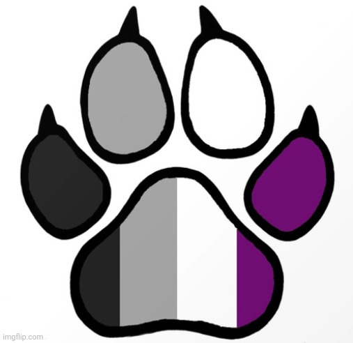 Asexual Furry Pride | image tagged in asexual furry pride,lgbt,symbolism,flag | made w/ Imgflip meme maker