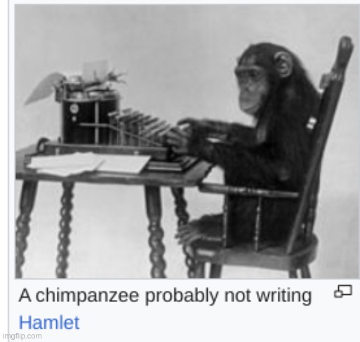 yeah no  kidding wikipedia | image tagged in chimp | made w/ Imgflip meme maker