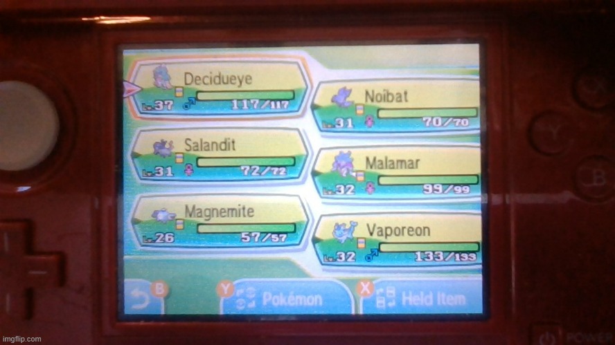 Rate my team (Not every pokemon is final) | made w/ Imgflip meme maker