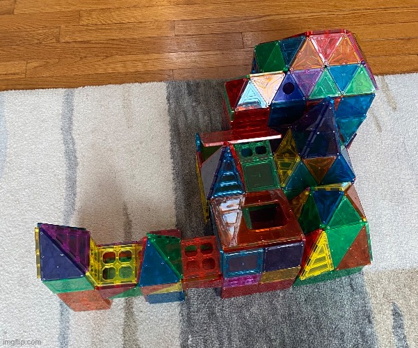 thing i built with my little cousin yesterday | made w/ Imgflip meme maker