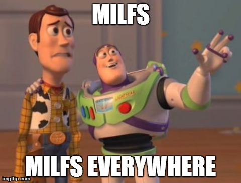I took my kids to the park for the first time last Saturday and this is all i could think of. | MILFS MILFS EVERYWHERE | image tagged in ,x x everywhere | made w/ Imgflip meme maker