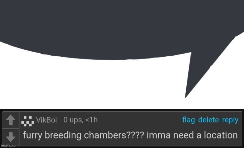 image tagged in discord speech bubble,furry breeding chambers | made w/ Imgflip meme maker