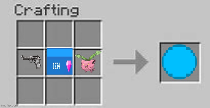 Pipis recipe | image tagged in minecraft crafting | made w/ Imgflip meme maker