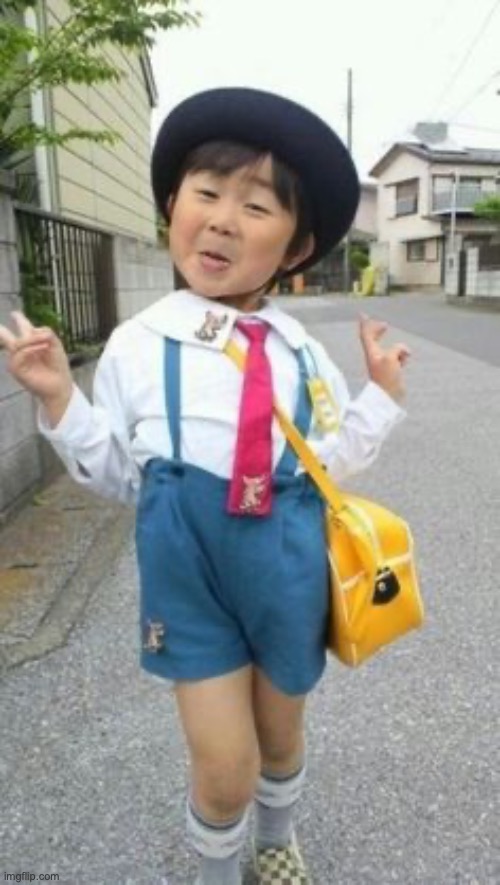 japanese student kid | image tagged in japanese student kid | made w/ Imgflip meme maker