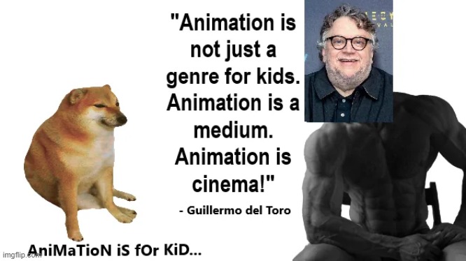 We need more people like him who respect animation | image tagged in memes,funny,animation,relatable memes,lol | made w/ Imgflip meme maker
