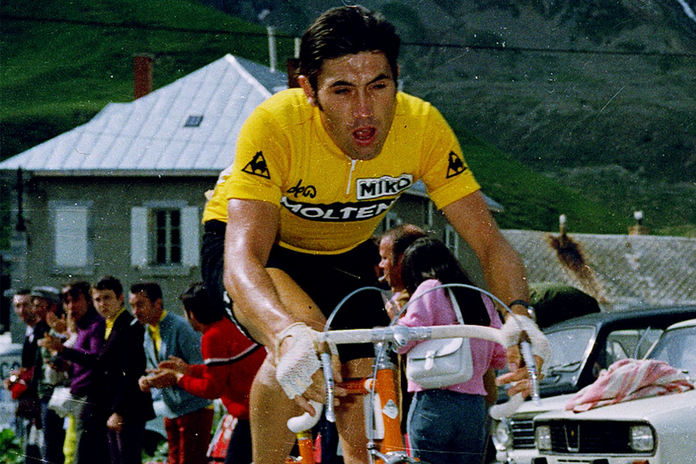 Eddy Merckx yellow jersey Blank Meme Template