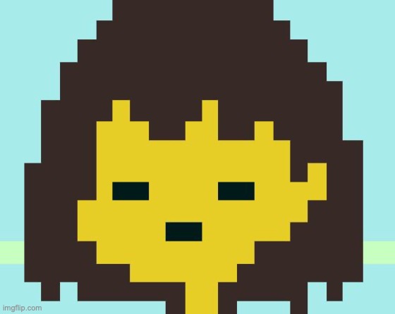 Frisk's face | image tagged in frisk's face | made w/ Imgflip meme maker