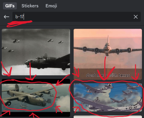 High Quality Discord B-17 gifs Blank Meme Template