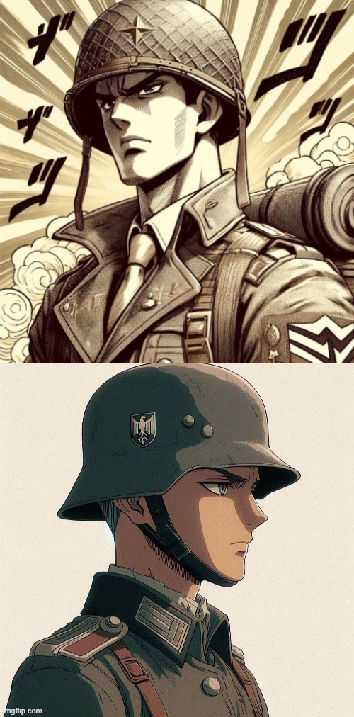 "reject modern anime, were going back to when it was good. | image tagged in ww2,movie,idea,anime,japanese,cartoon | made w/ Imgflip meme maker
