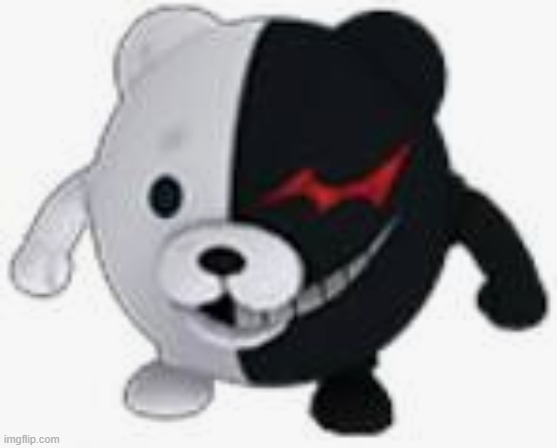 Ball monokuma | image tagged in ball monokuma | made w/ Imgflip meme maker